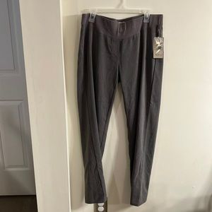 Maternity dress pants grey size Large